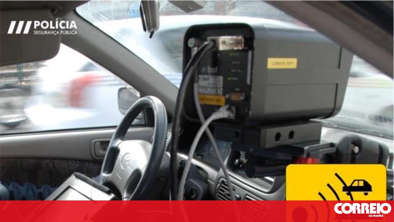Montijo PSP catches vehicle at 159 km/h in a 60 km/h zone