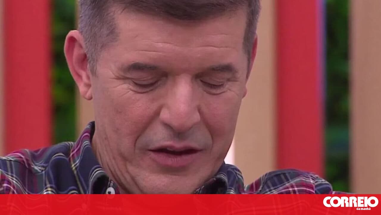 João Baião breaks down in tears live on air: "What hurts is leaving him there and seeing the look on his face"