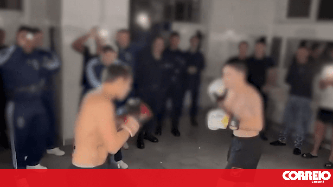 Trainee police officers in illegal boxing fights at a PSP training school