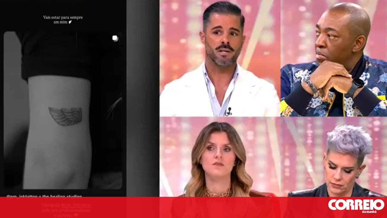 Raquel Coelho tattoos an angel wing on her arm in tribute to Maycon Douglas