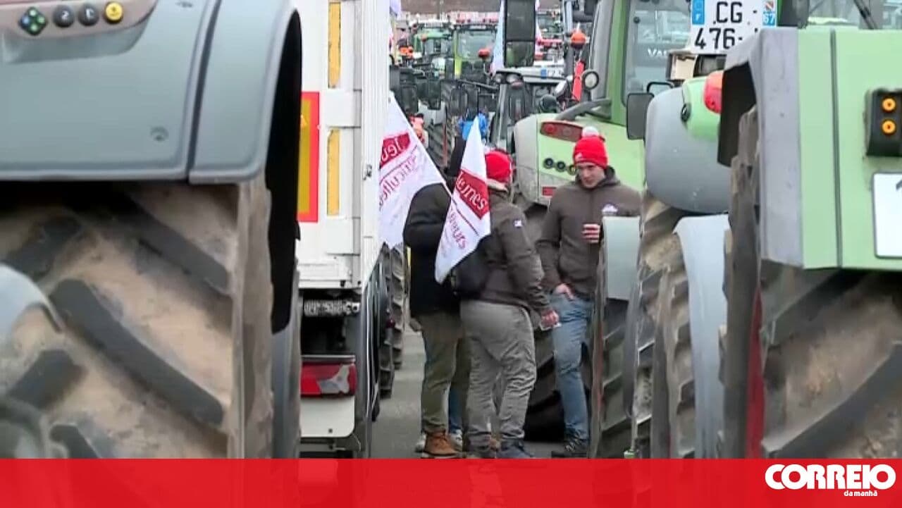 Hundreds of farmers demonstrate against Mercosur at the European Parliament