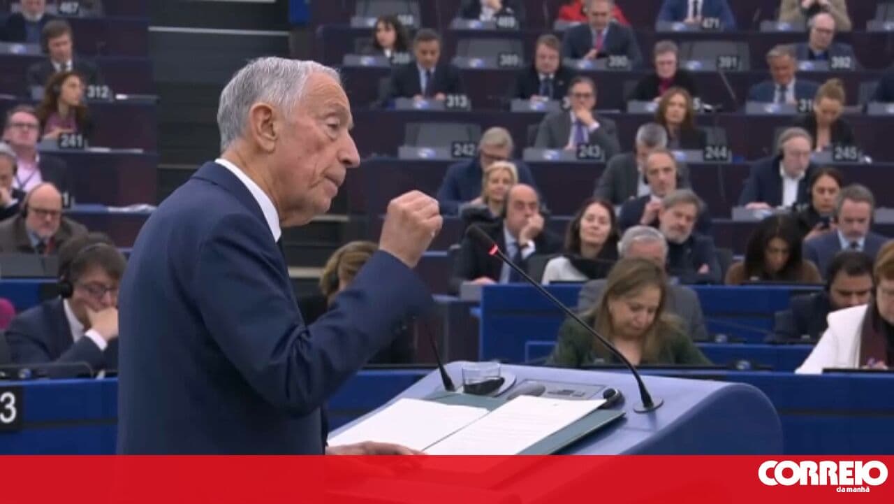 PS, PSD and CDS praise Marcelo's speech in Strasbourg; Chega and PCP voice criticism