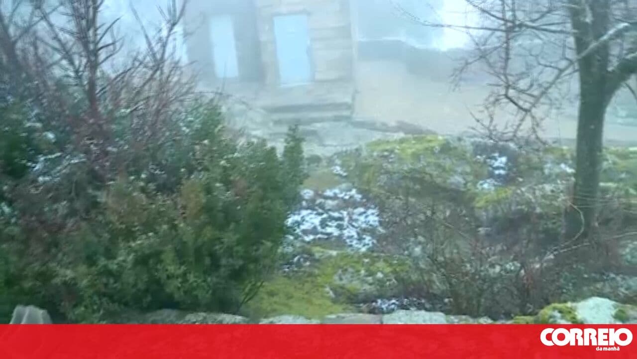 Depression Ingrid brings snow to the Alentejo