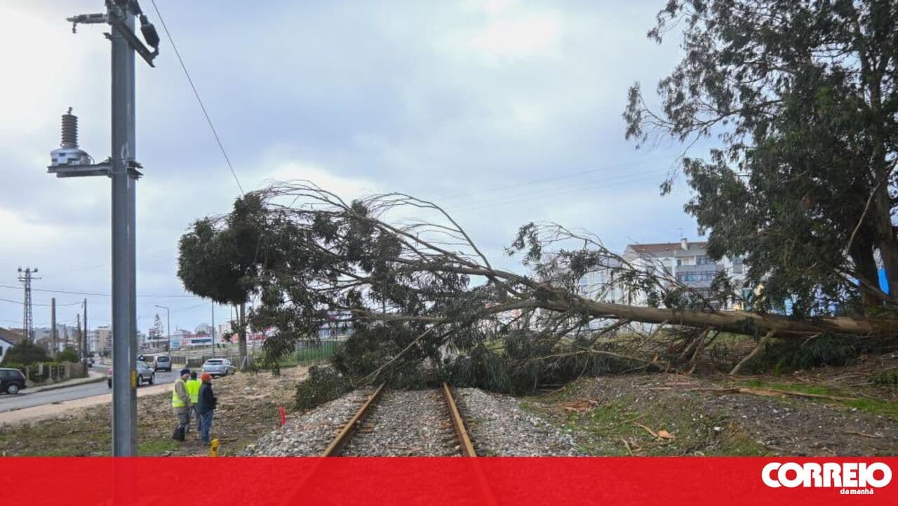 Rail services remain suspended on sections of the Minho, Norte, Douro and Oeste lines