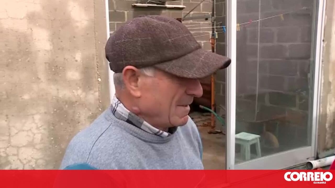 "I'm too old for this": man left without a roof and without a garden during Storm Kristin's passage in Leiria
