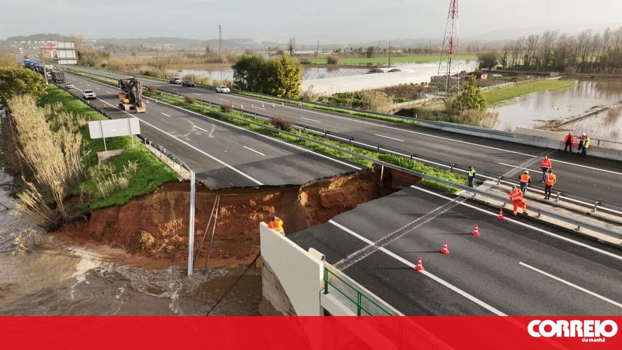 Coimbra City Council warns of sand accumulated in fields following the collapse of the Mondego dike