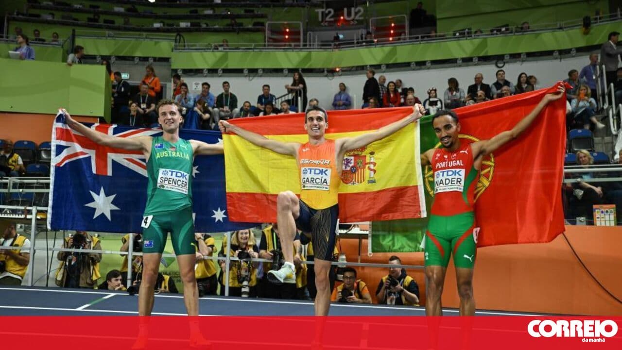 Portuguese athlete Isaac Nader takes second place at the World Athletics Indoor Championships