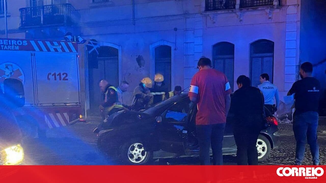 Motorcyclist seriously injured in collision in Santarém