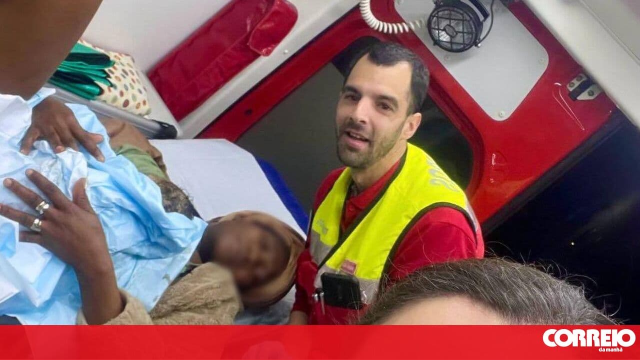 Baby born in Camarate fire brigade ambulance