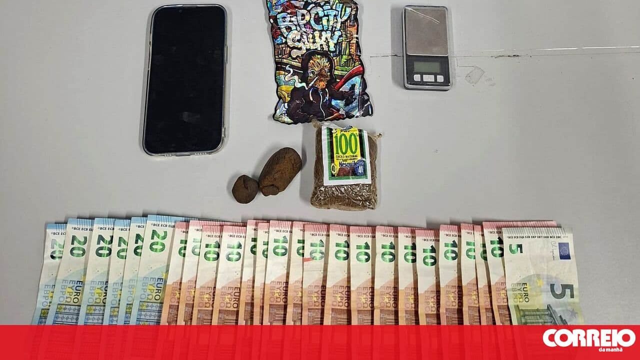 Sold and hid hashish on the street: arrested by the Leiria PSP