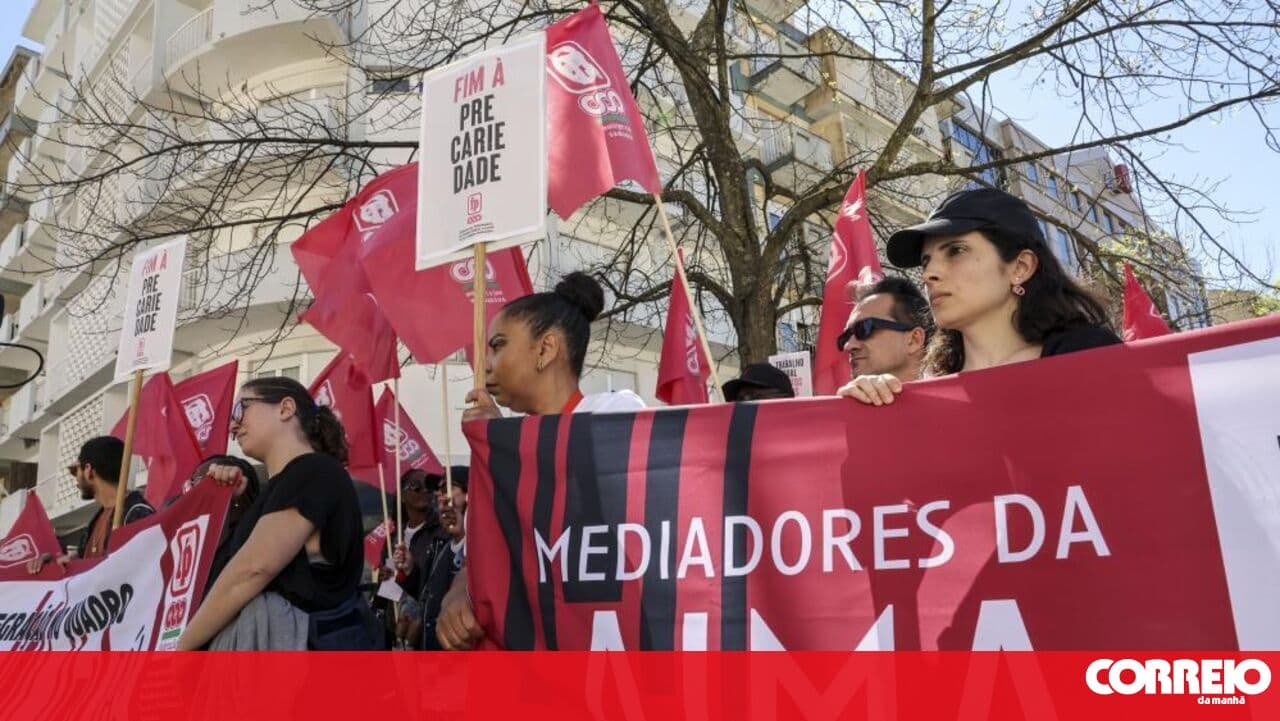 Cultural mediators demand employment contracts with AIMA during protest in front of Government headquarters
