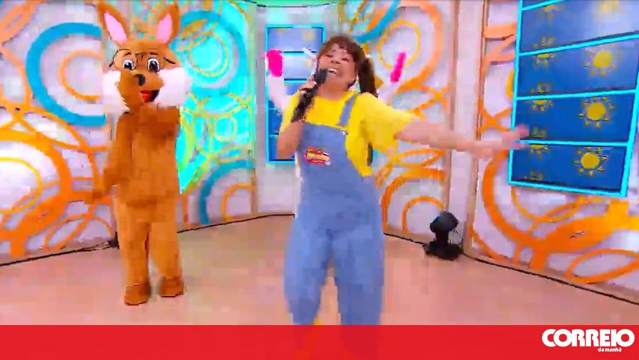 "O Mundo da Mimi" was on 'Olá, Bom Dia!' to entertain the little ones
