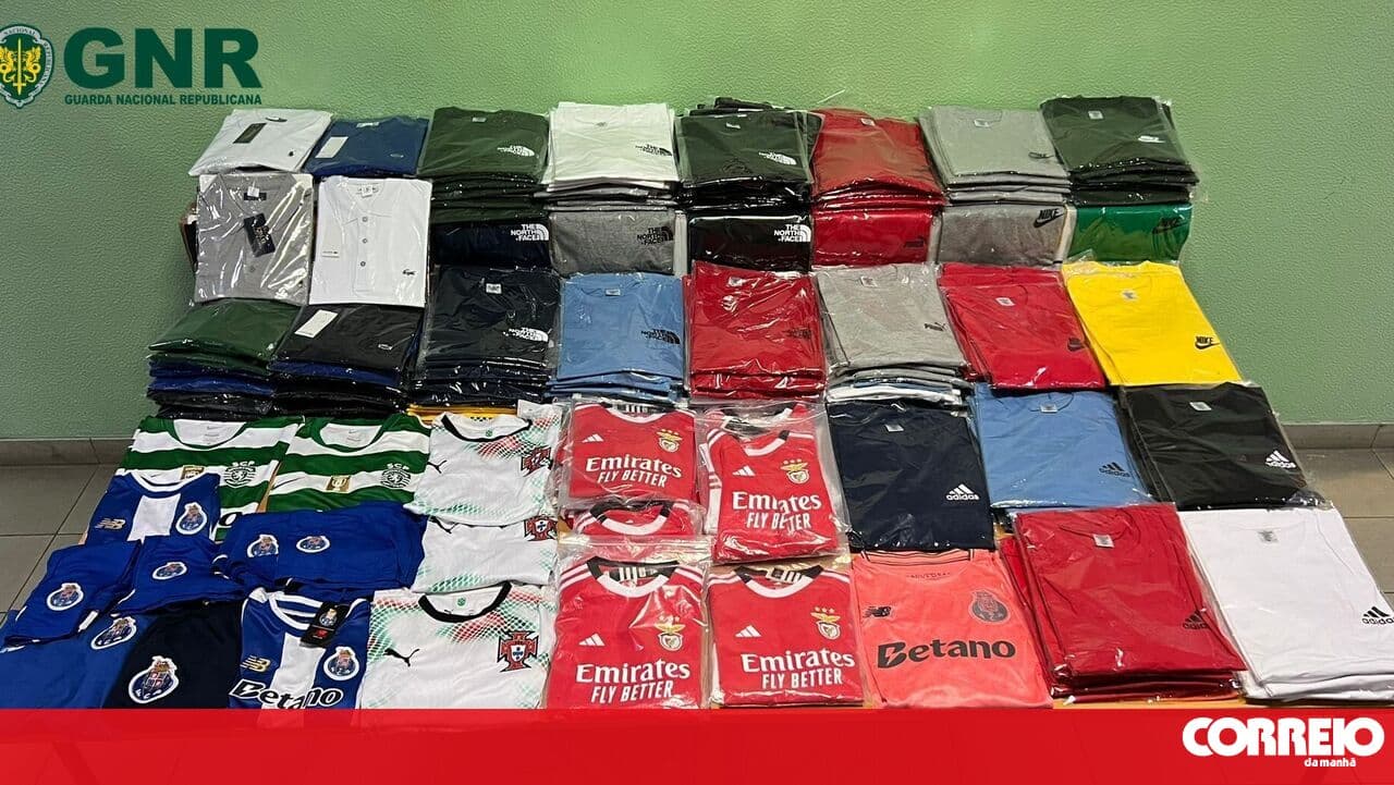 Man identified by Águeda GNR for selling counterfeit clothing