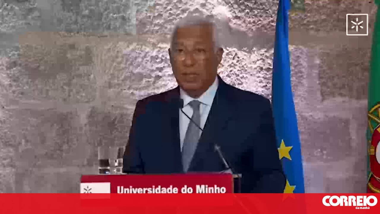 The moment António Costa's gaffe causes laughter at the University of Minho rectory