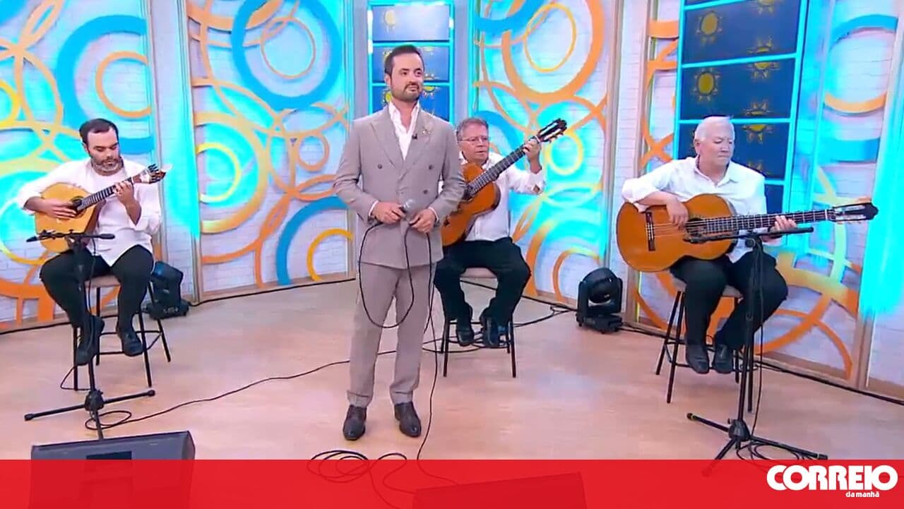 Silence... for fado is about to be sung: Watch Luís Caeiro's performance on ‘Olá, Bom Dia!’