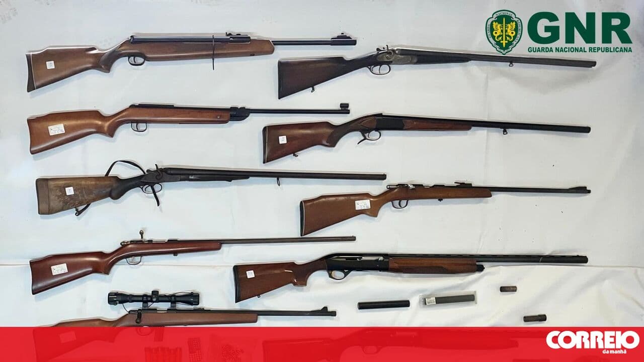 Man arrested for illegal possession of weapons in Alcobaça