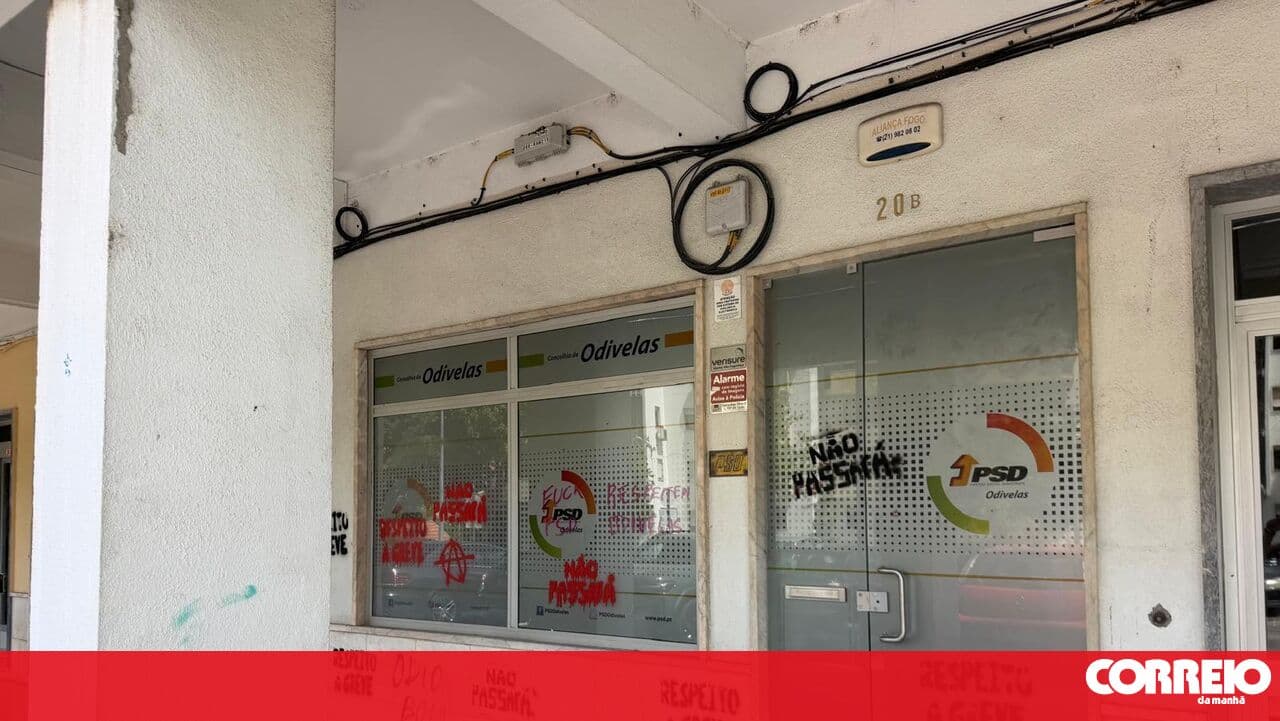 PSD headquarters in Odivelas vandalised overnight