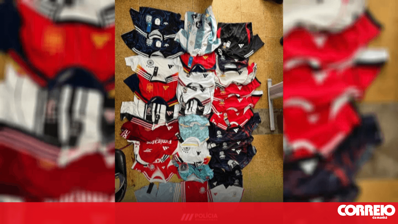 Market trader arrested for counterfeit sports goods in Leiria