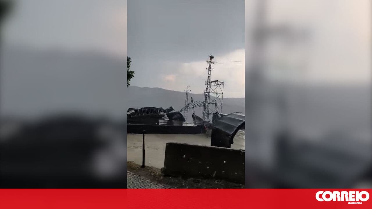 Bad weather destroys stage for the São João festivities in Tabuaço