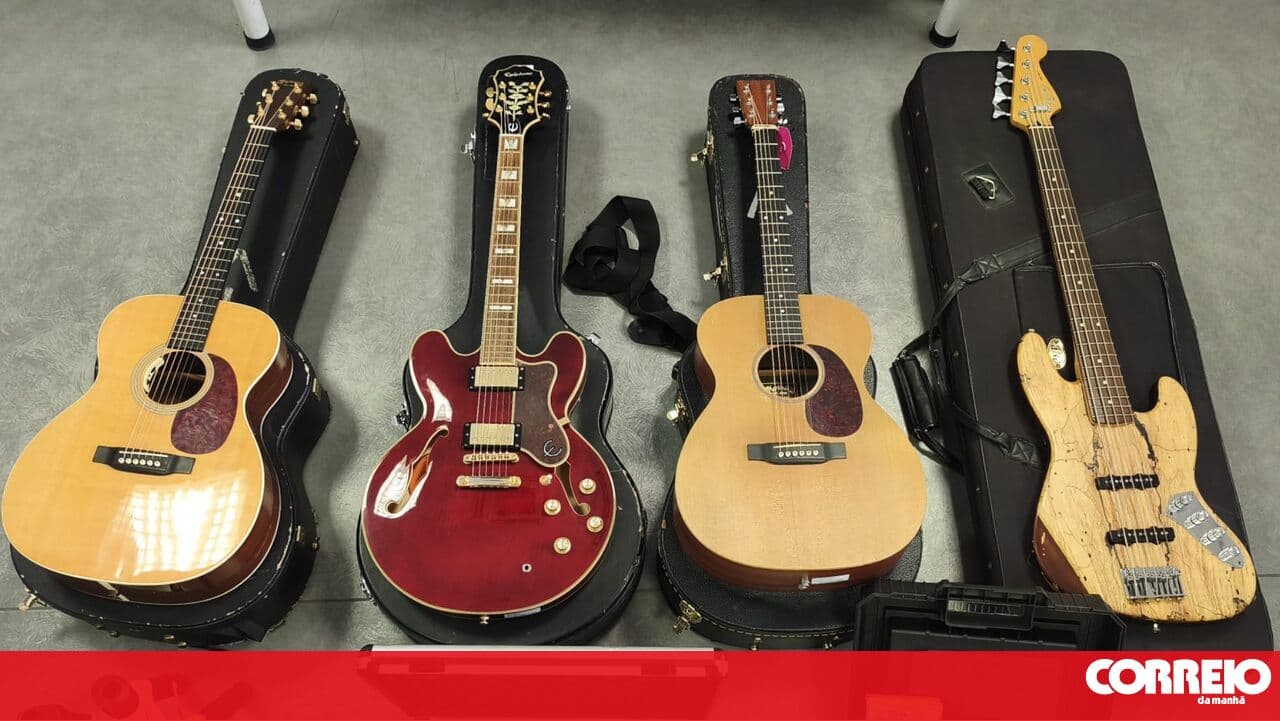 Nena breathes a sigh of relief after PSP recovers stolen musical instruments in Vila Franca de Xira