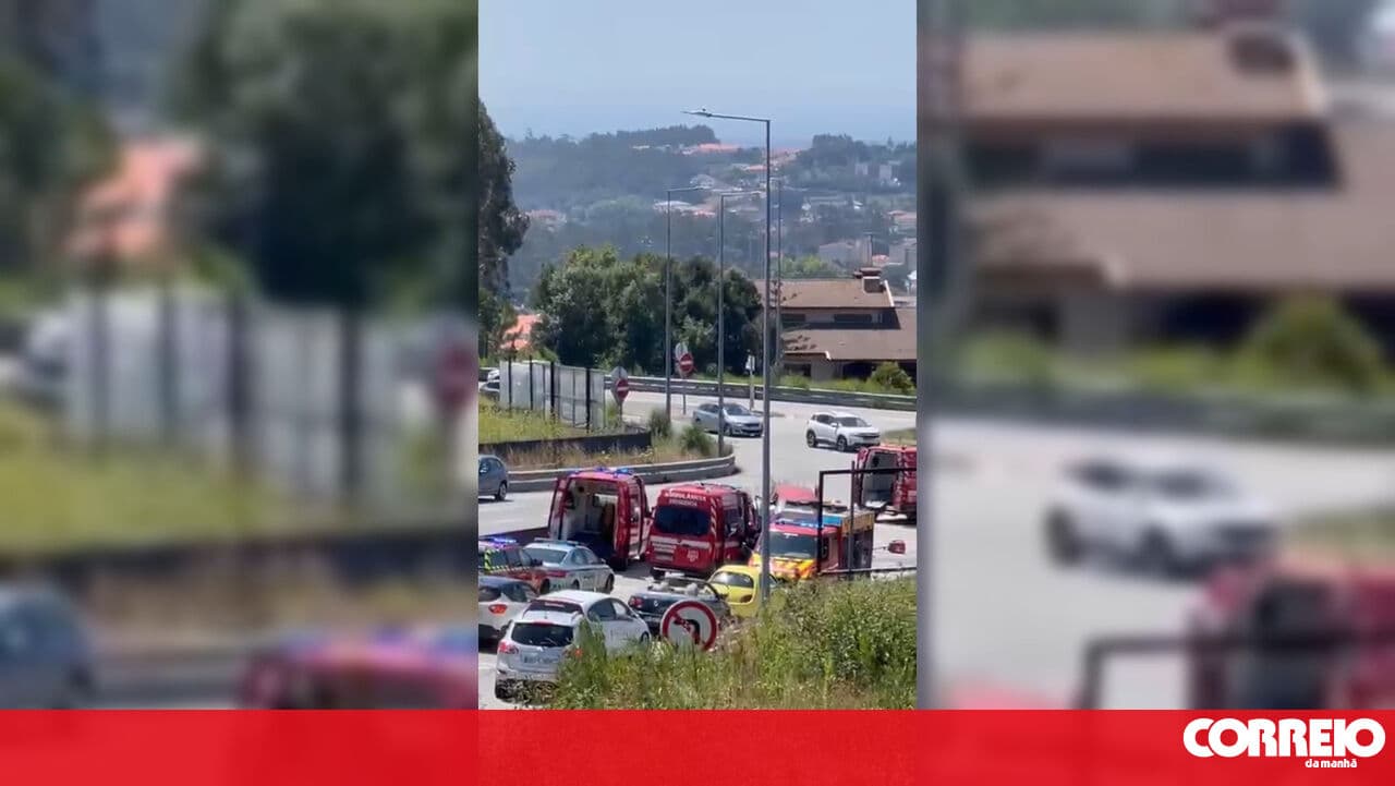 Three seriously injured in collision in Santa Maria da Feira