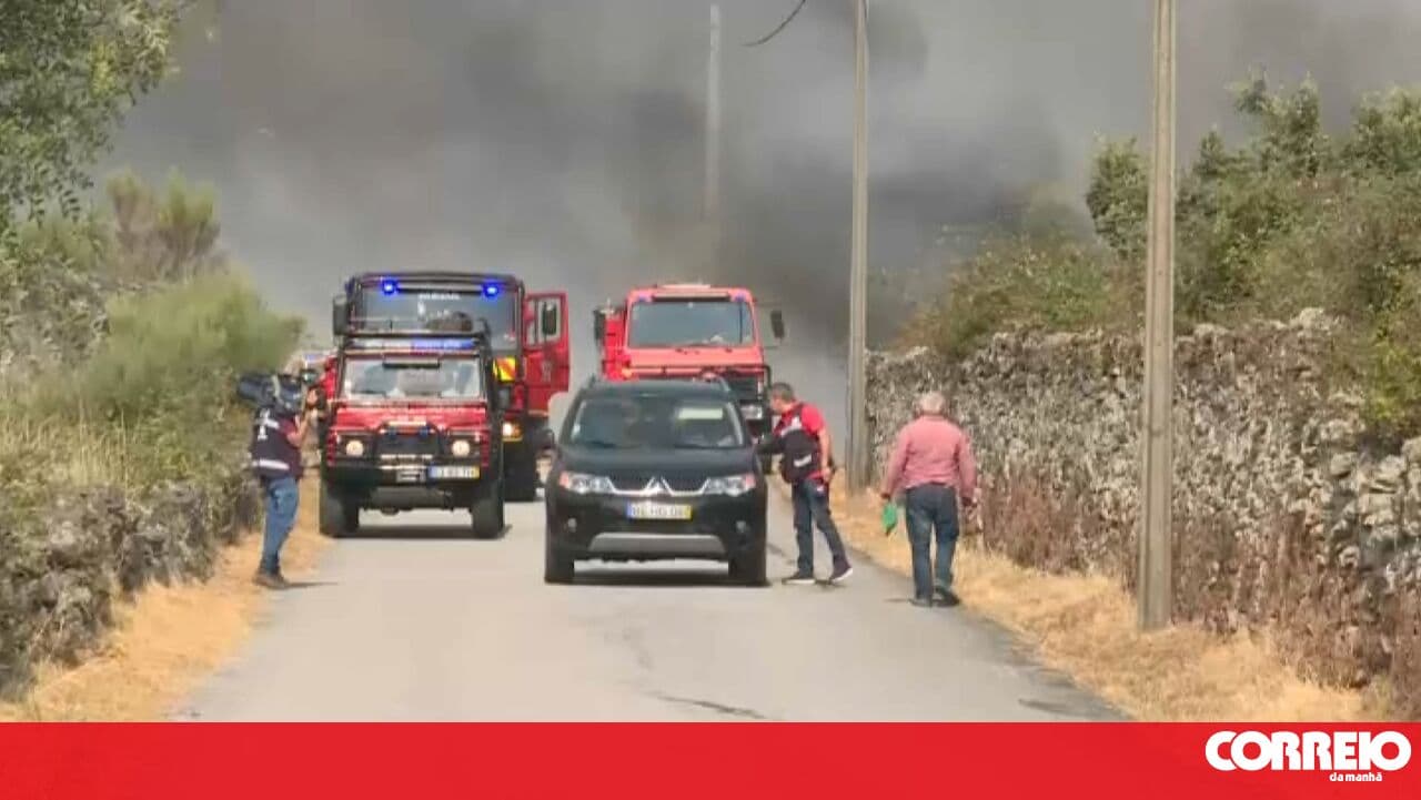 Flames force suspension of the Beira Baixa railway line