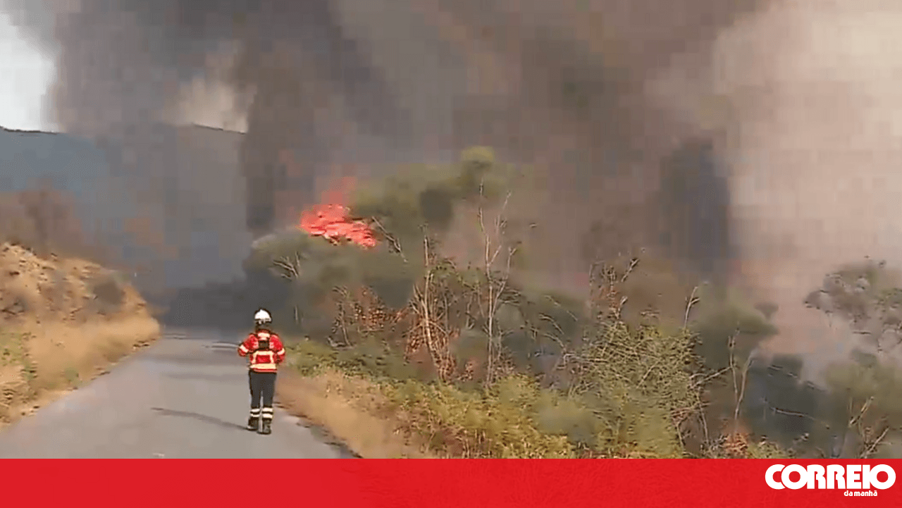 Fire in Bragança in the resolution phase