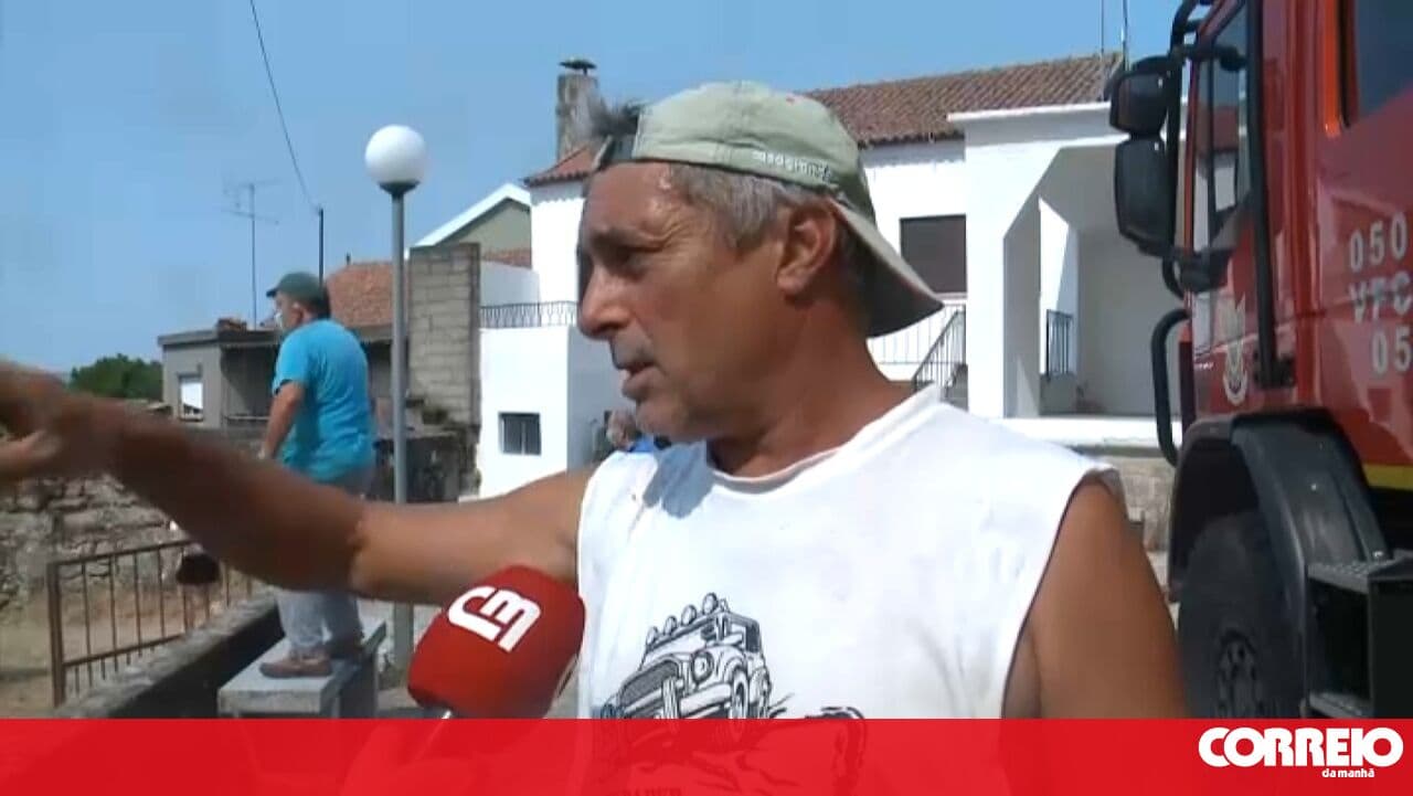 A complicated night: locals helped fight fire in the village of Rabaçal