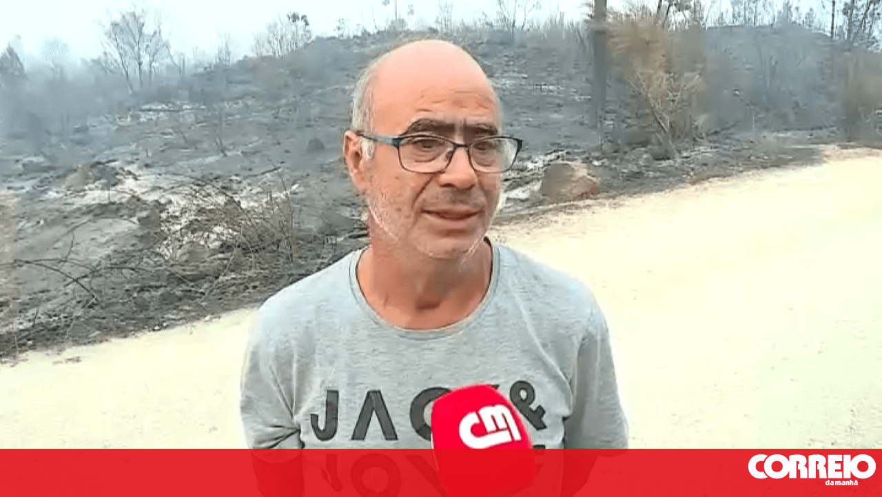Resident of Vale de Telhas in Mirandela reports difficulty in fighting the flames