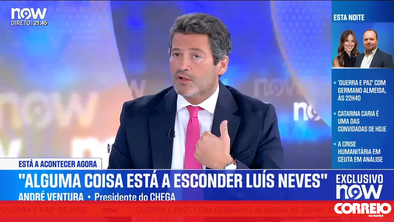 André Ventura accuses Luís Neves of 'hiding something' and characterises the controversy as a 'political disaster'