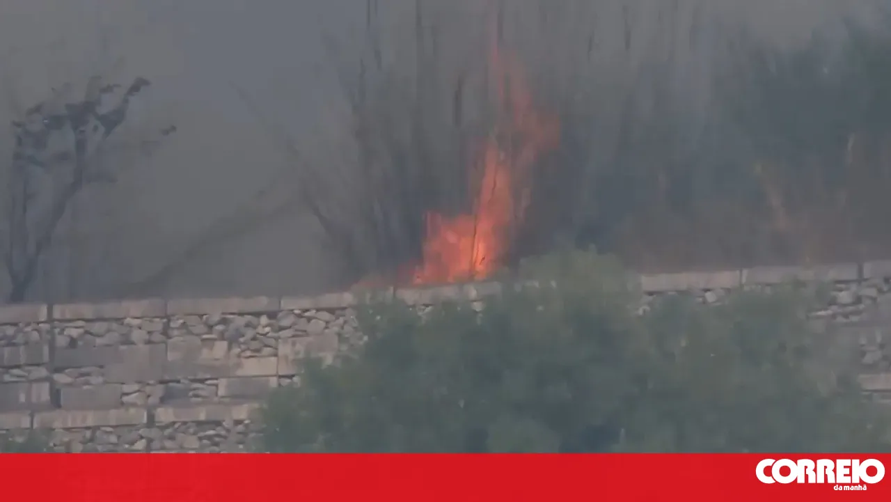Fire in Ameixoeira forces closure of the North-South Axis near the exit to Camarate