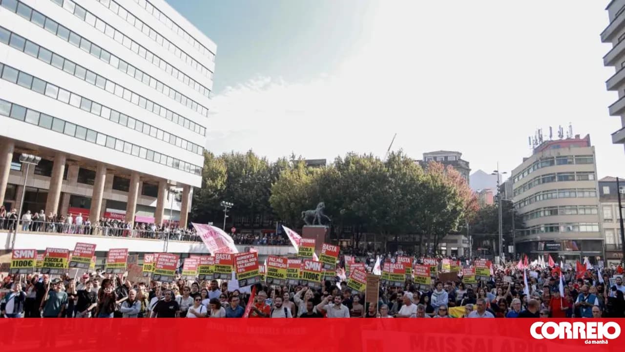 Young housing activists received with applause at CGTP march of thousands