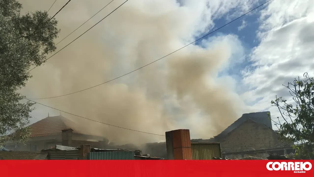 Fire destroys house in Vagos, leaving two people displaced