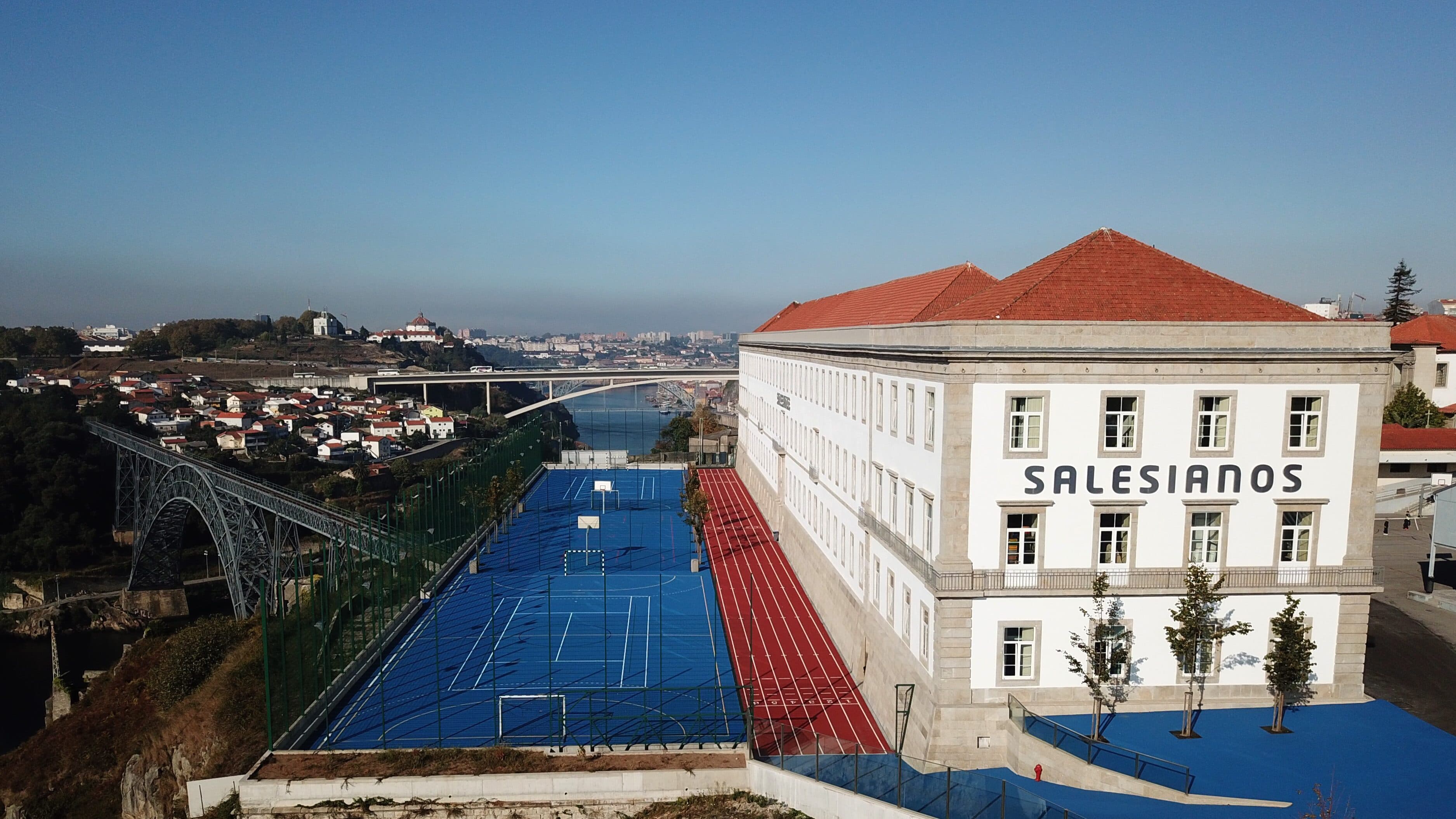At the Salesianos school canteen, there is 'food for the rich' and for 'the poor'