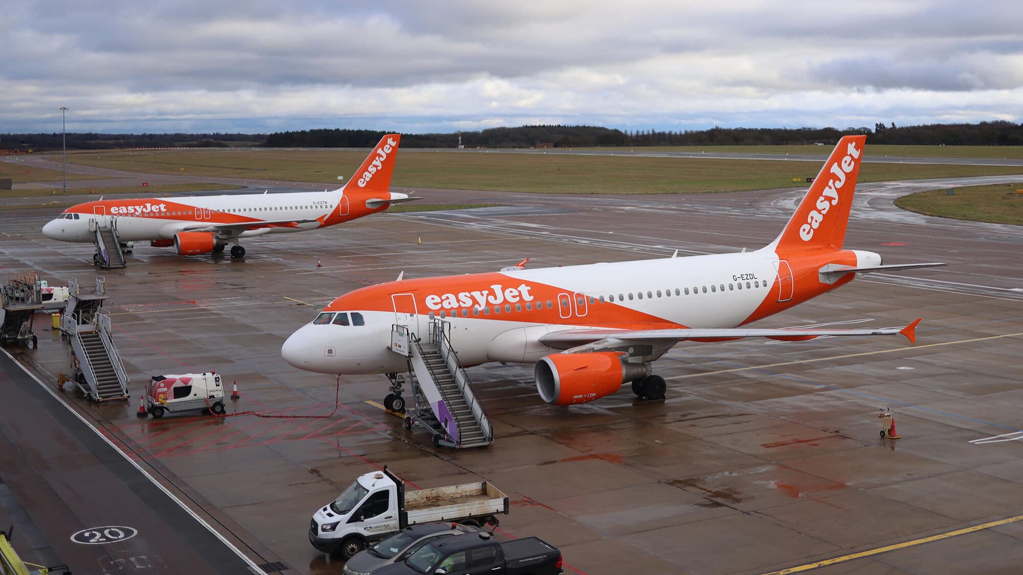 Union accuses easyJet of replacing crew during general strike. Company claims it complied with the law