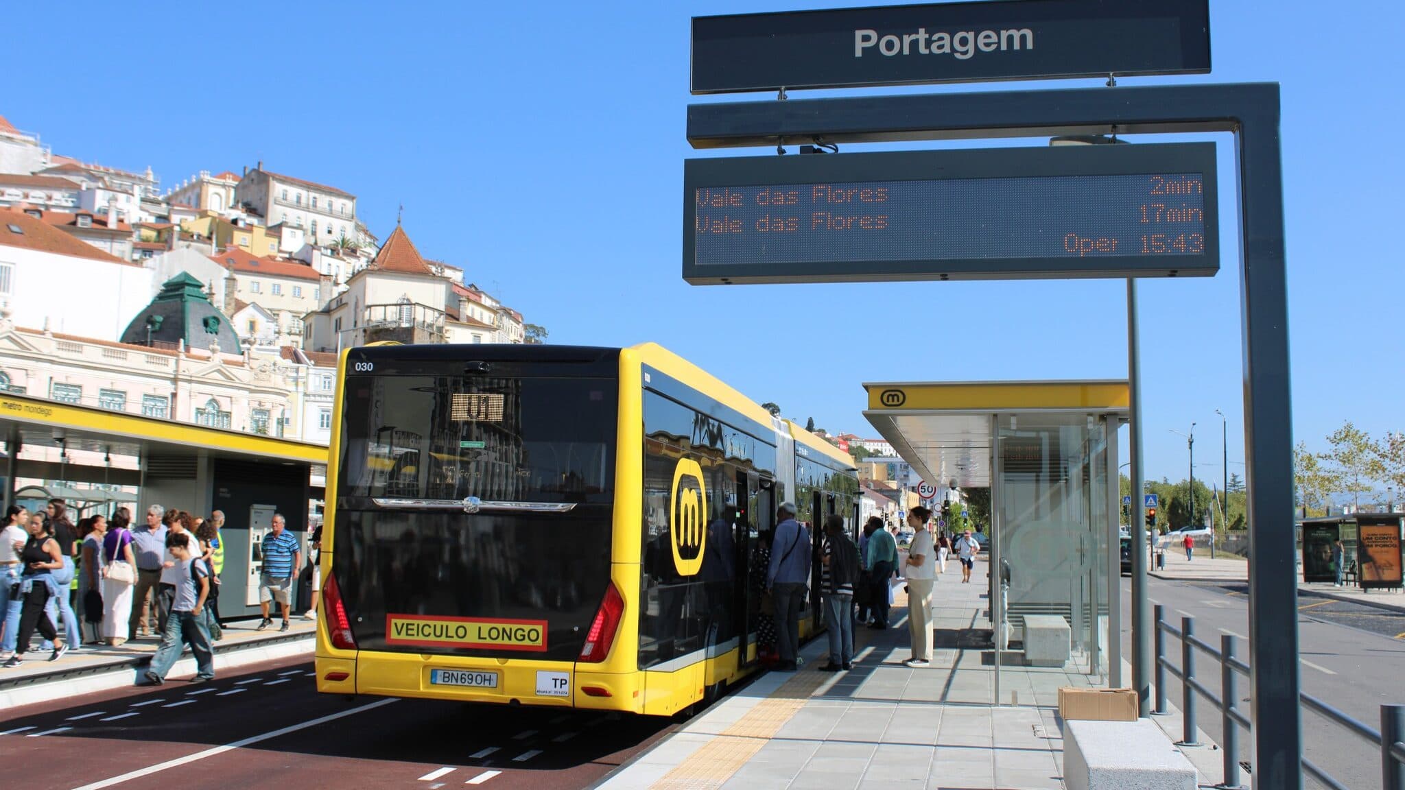 Mondego Metro connects Coimbra to Lousã from 16 December