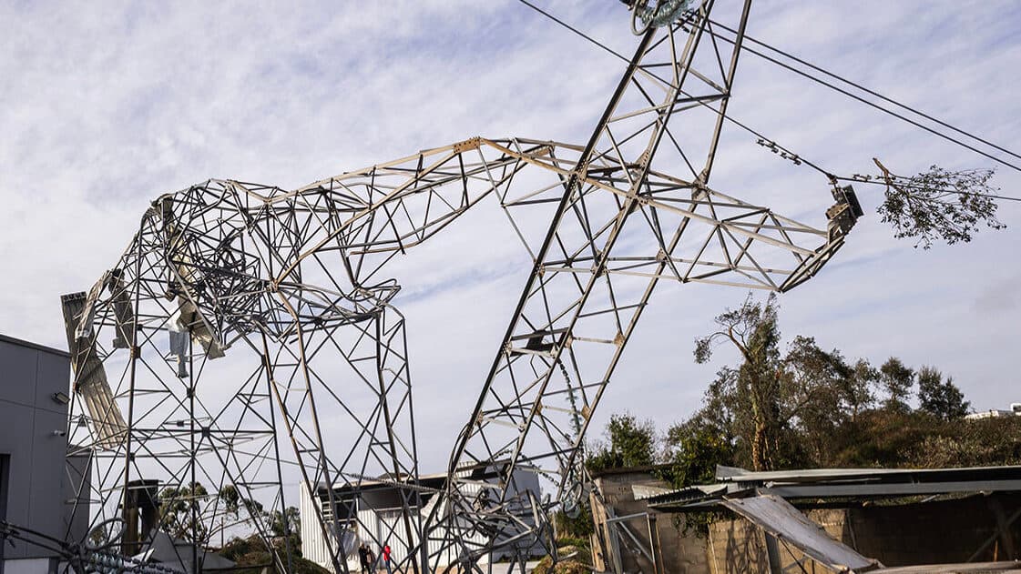 Around 211,000 customers were still without power at 06:00