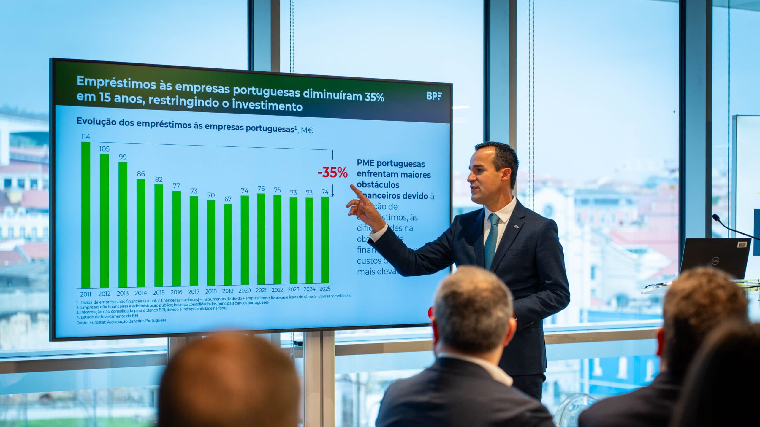 Banco de Fomento's support for industry and defence to be decided by the end of the month