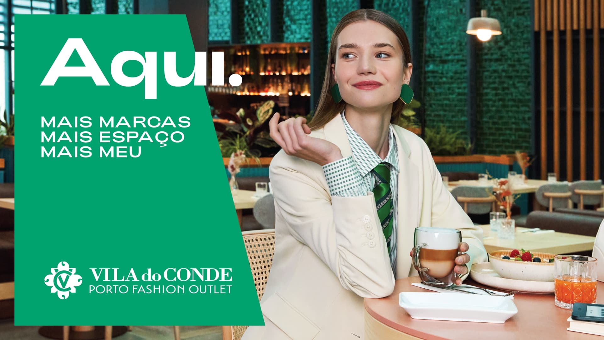 “Aqui.” is the new multimedia campaign from Vila do Conde Porto Fashion Outlet