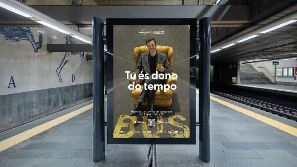 Transportes Metropolitanos de Lisboa chooses Albano Jerónimo to be the 'Master of Time' in campaign