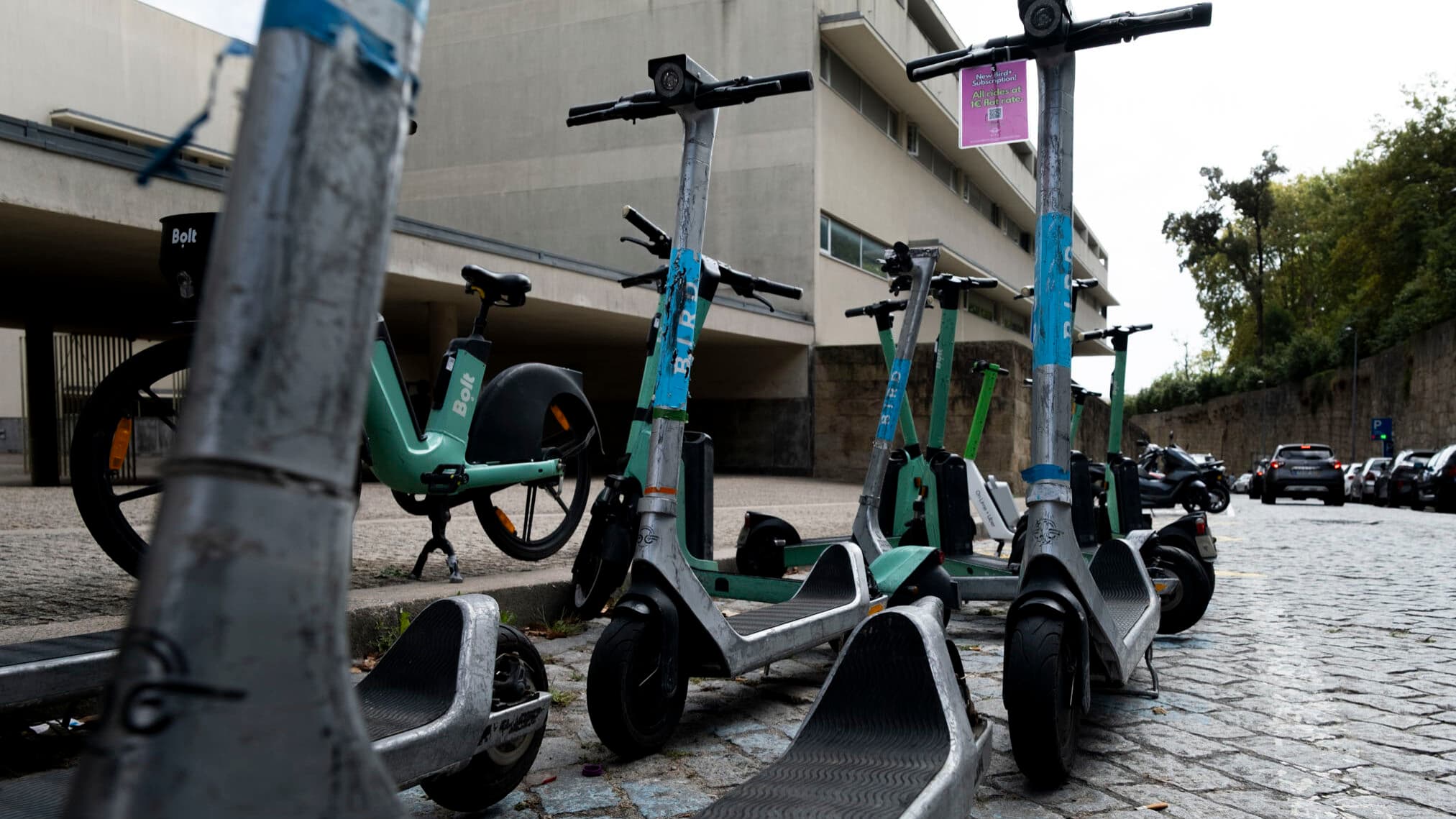 Porto Cuts E-Scooter Fleet as Lisbon Pursues Outright Ban
