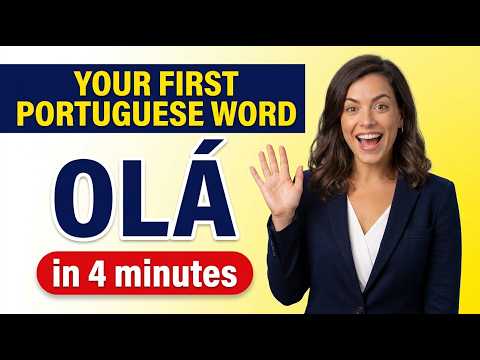 Learn Portuguese Olá = Hello  European Portuguese Lesson 1 Beginner A0