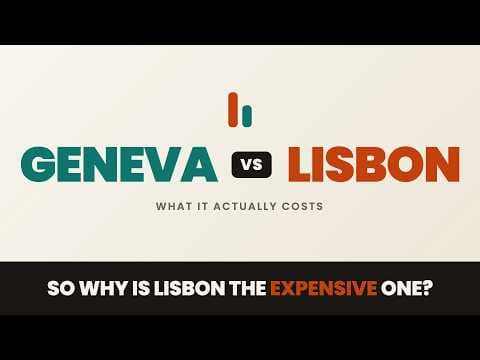 Geneva vs. Lisbon: Why Being 'Rich' in Lisbon is Harder