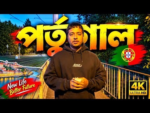 Portugal D1 Visa 2026 🇵🇹 | পর্তুগালে ইনকাম, খরচ A to Z