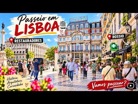 LISBOA A PÉ | Dos Restauradores ao Rossio, pela Avenida da Liberdade e Calçada da Glória