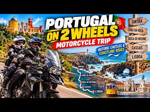 Exploring Portugal on Two Wheels | Castles, Palaces, Mountain and Ocean Roads on motorcycle