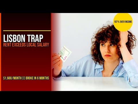 Lisbon Cost of Living 2026: $1,600 Rent vs $1,500 Salary Reality