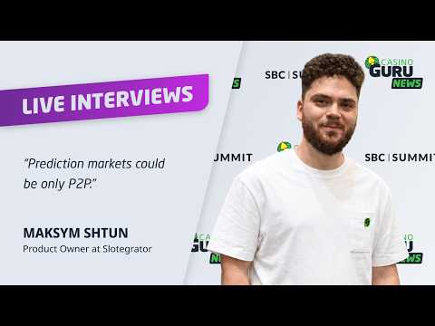 Maksym Shtun: “Prediction markets could be only P2P.” | SBC Lisbon 2026