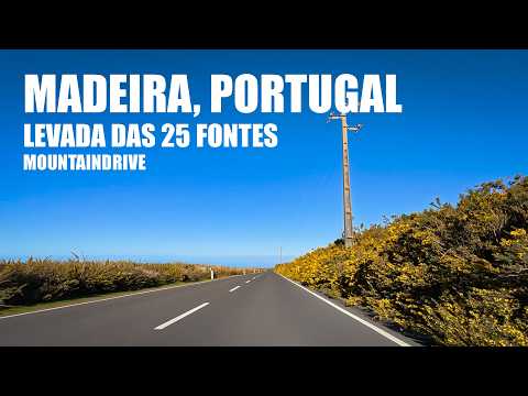 Madeira Mountain Drive | PR 6 Levada das 25 Fontes, Rabaçal, Portugal (4K)