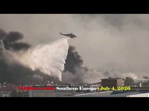 Europe Burning! Massive Wildfires Sweep Greece, Portugal and Spain, Toxic Smoke Triggers Evacuations